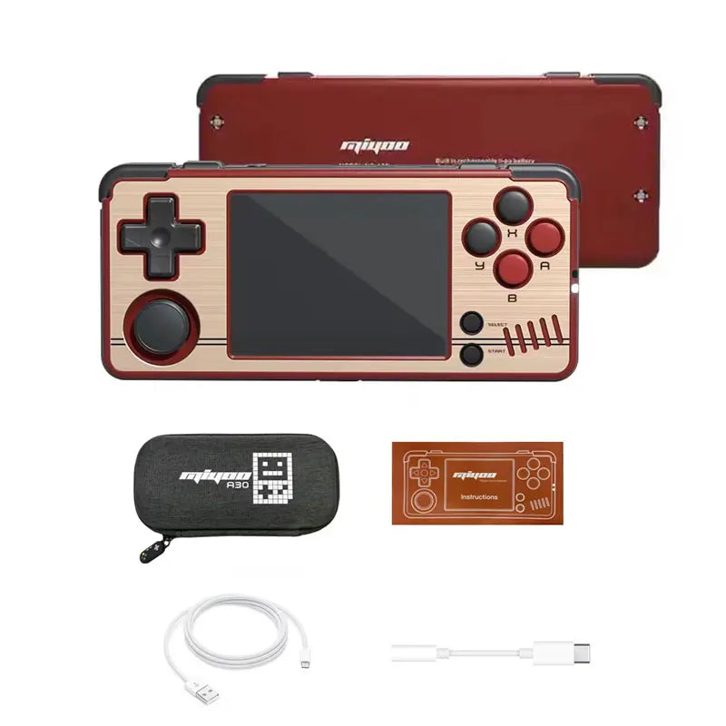 MIYOO A30 Retro Game Console 2.8” IPS HD com Case Protetora